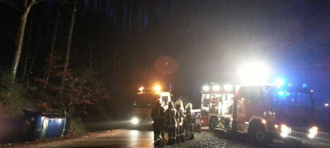 Verkehrsunfall zwischen Reute und Dauenberg