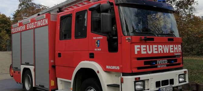 Feuerwehr wird wegen Arbeitsunfall alarmiert