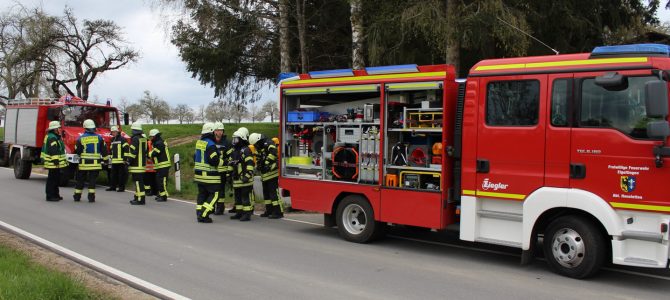 Jahreshauptübung der Feuerwehr Abteilungen Reute und Honstetten