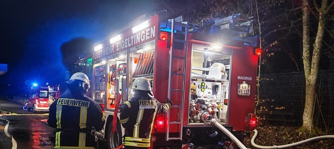 Einsatz Feuerwehrabteilung Eigeltingen