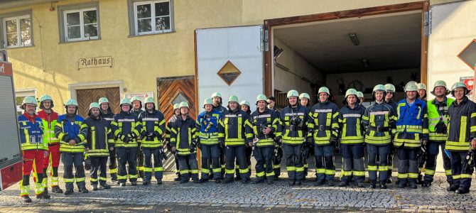 Jahreshauptübung der Abteilungen Heudorf und Rorgenwies: Brand in einem Gewerbebetrieb Jahreshauptübung der Abteilungen Heudorf und Rorgenwies: Brand in einem Gewerbebetrieb